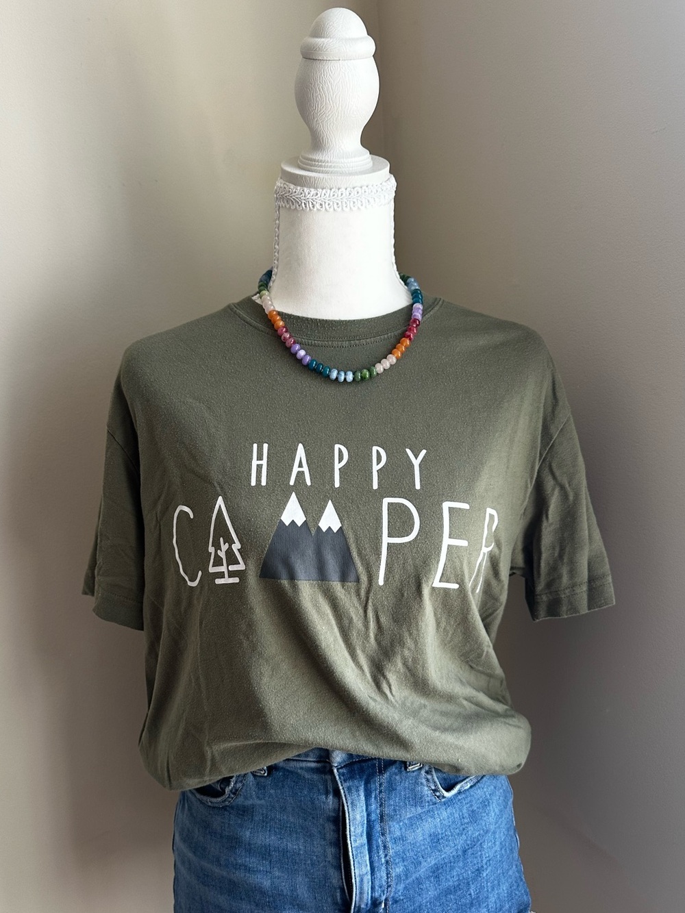 State of Mind Olive Green Graphic Tee